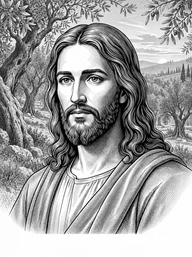Jesus in Olive Garden