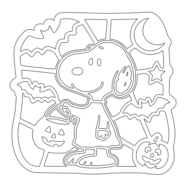 Halloween Stained Glass