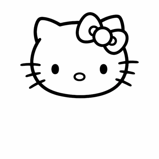 Bow Cat Face