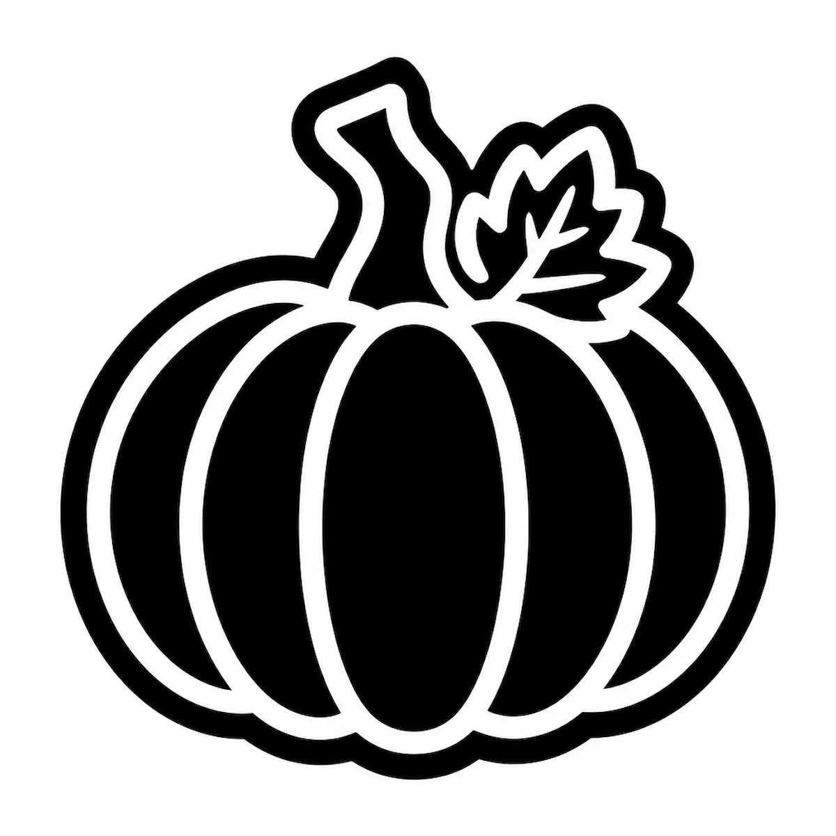 Laser cut and engrave Pumpkin Outline
