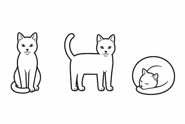 Trois chats