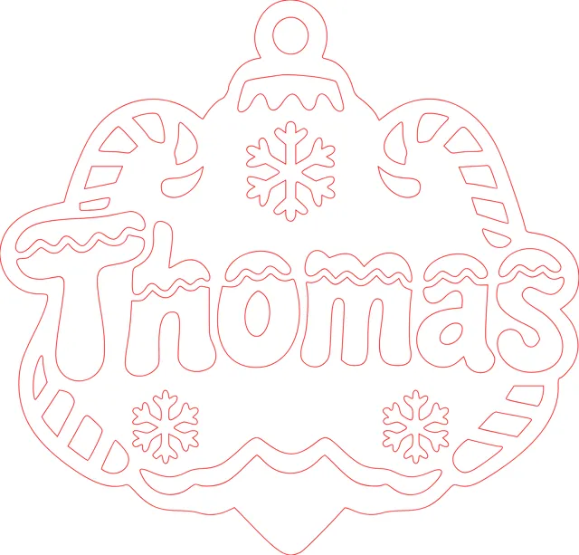 Christmas Ornament Thomas