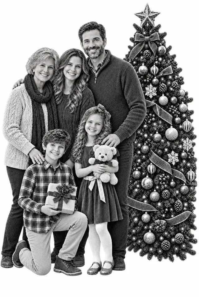 Christmas Family Portrait