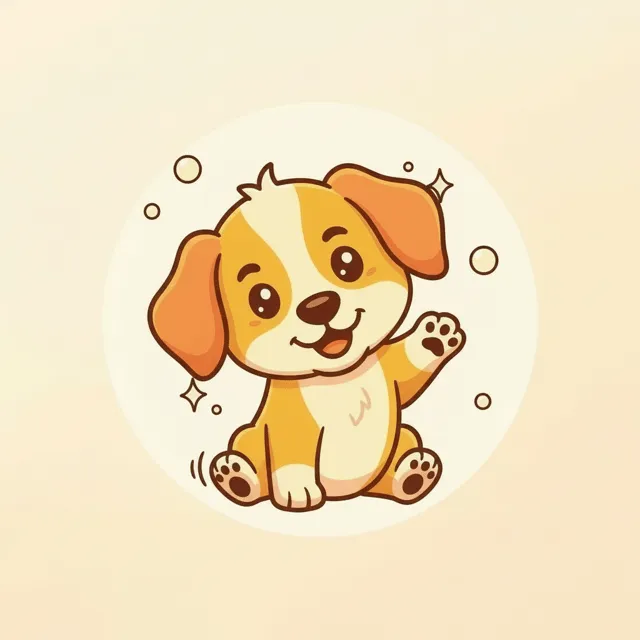 挥手小狗