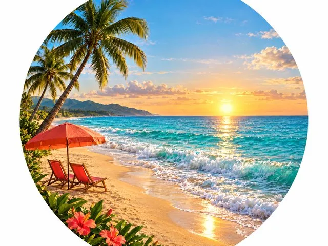 Tropical Beach Sunset