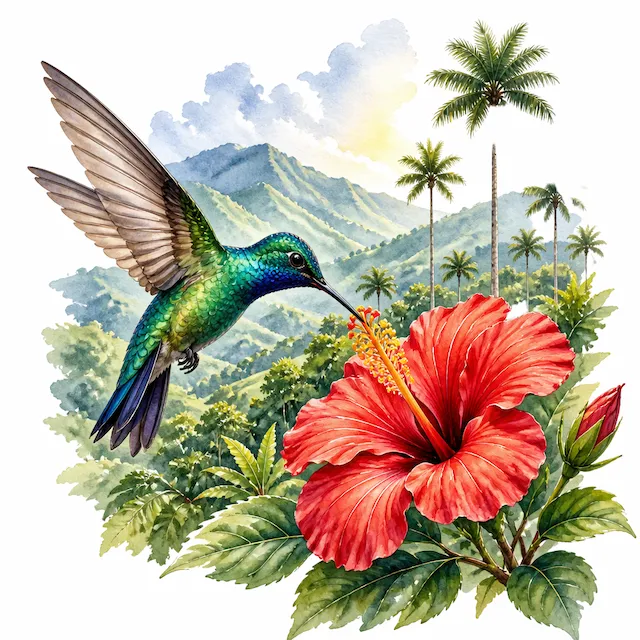 Hummingbird Hibiscus