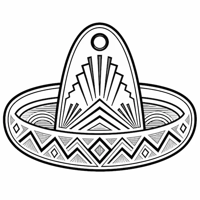 Art Deco Sombrero