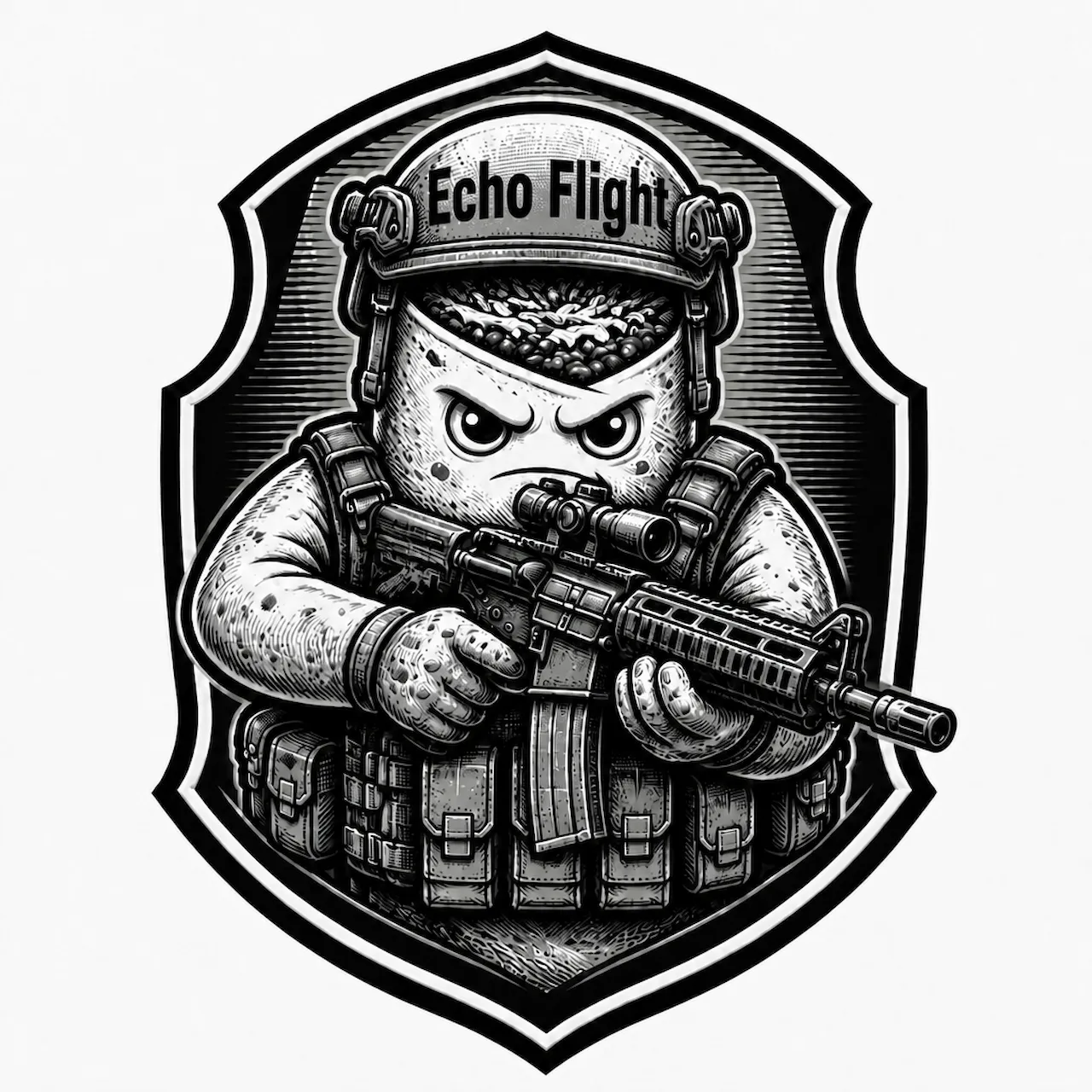 Laser cut and engrave Echo Flight