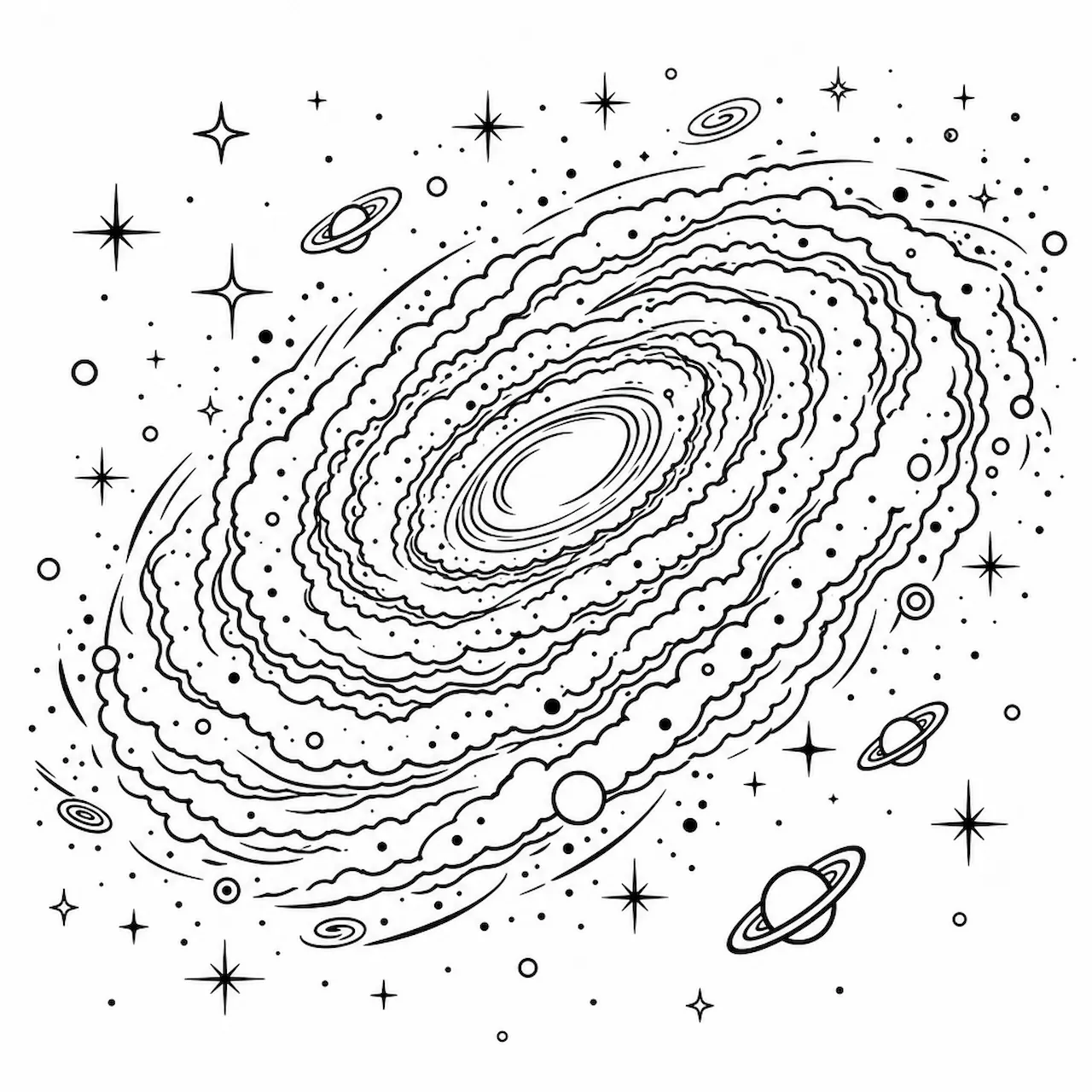 Laser cut and engrave Milky Way Galaxy