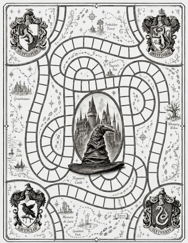 JUEGO Mapa de Hogwarts