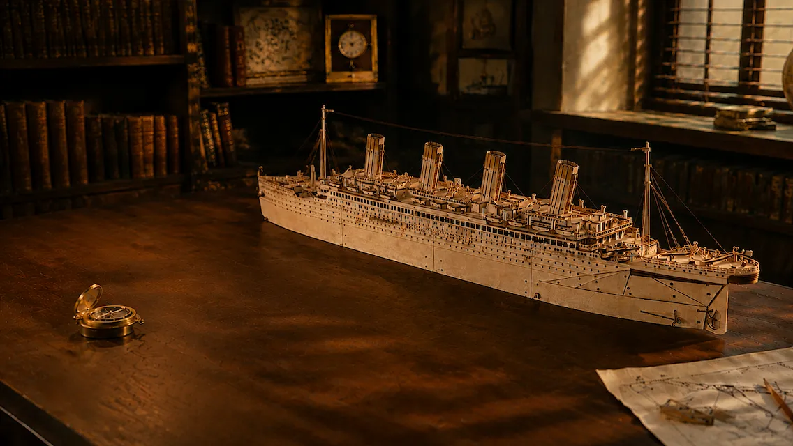 Titanic Laser-Cut Model — Build the legend, piece by piece