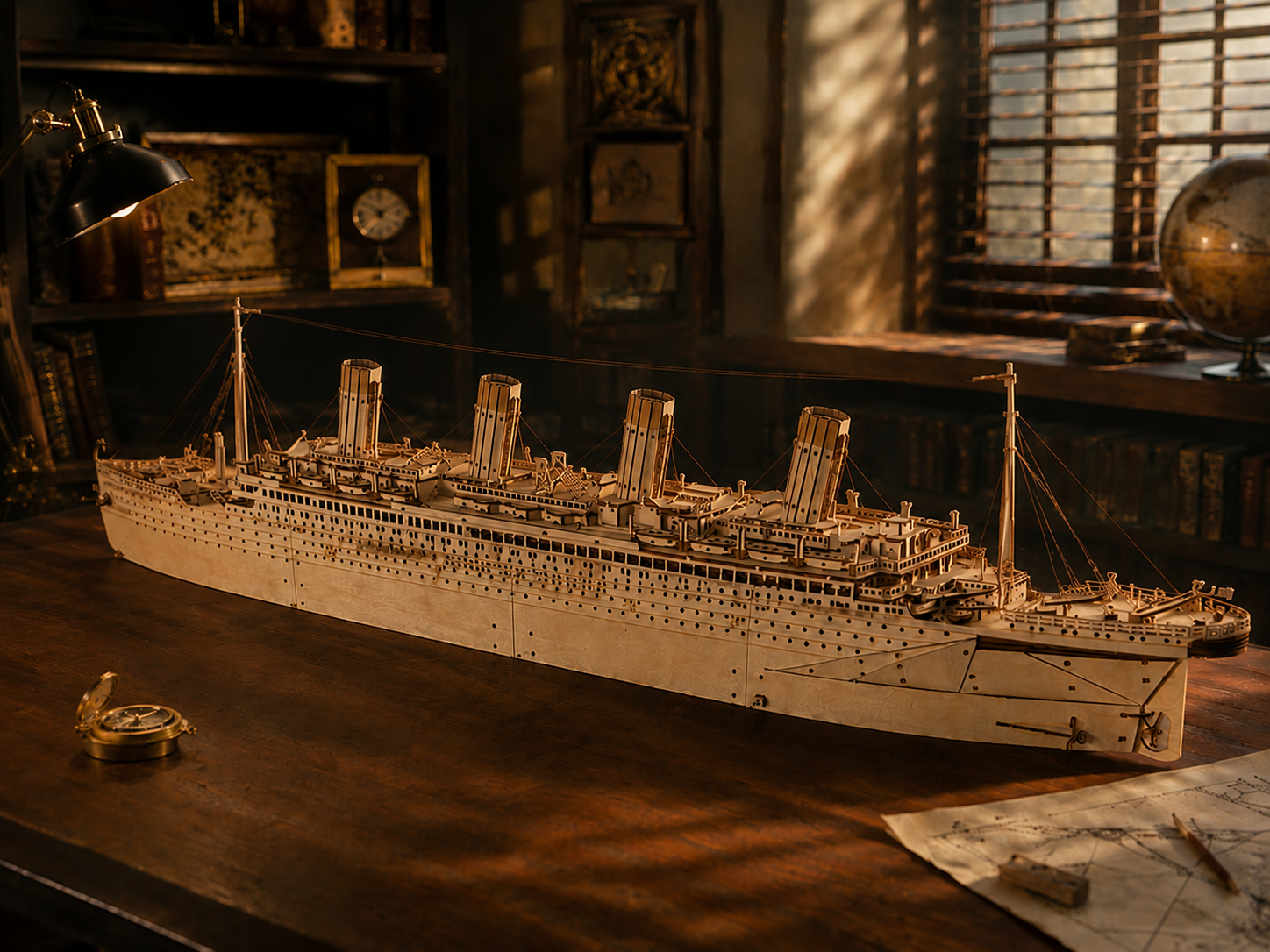 Titanic Laser-Cut Model — Build the legend, piece by piece