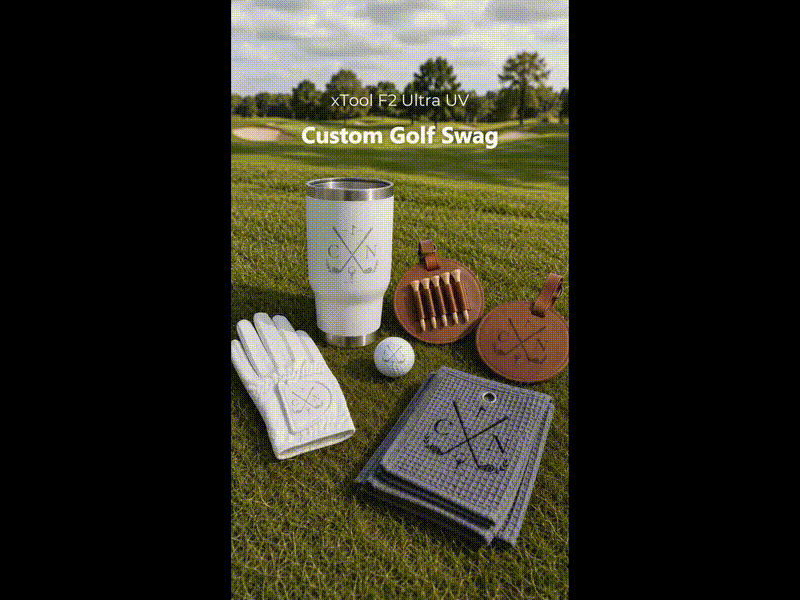 Custom engraved golf gear