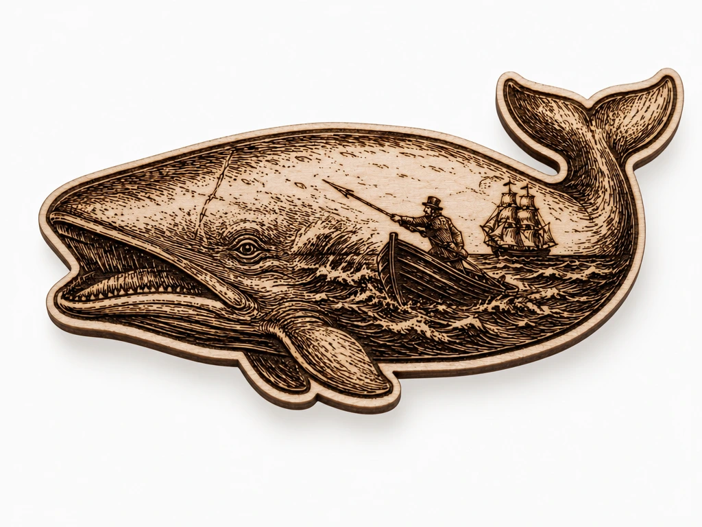 Walfänger / Moby Dick Motiv (Wandbild)