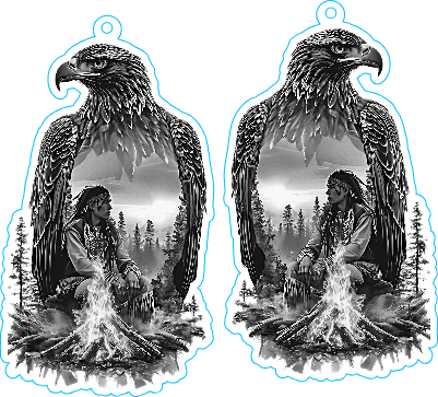 Native American eagle scene.xs