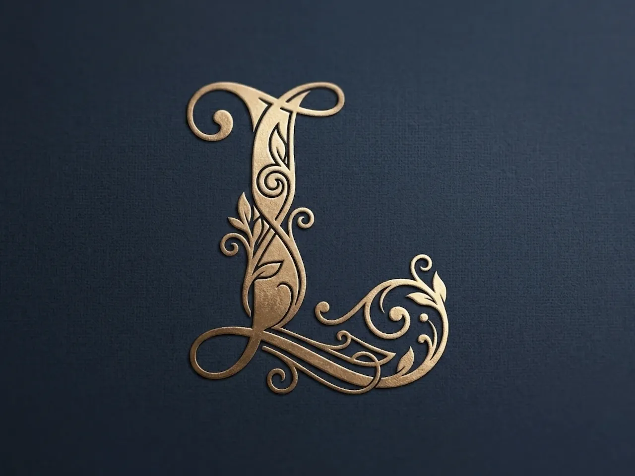 [Laser cut and engrave] L Elegant Wedding Monogram Logo – Graceful Bridal Initial for Laser Cut Signs, Cake Toppers, Invitations, Engraving & Cricut Projects