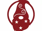 [Laser cut and engrave,Other] Red Gnome Christmas Ornaments with Cutout Patterns