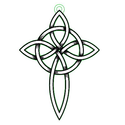 celtic cross earring.xcs