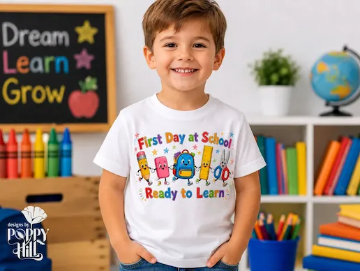 First Day of School - Ready to Learn Graphic
