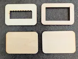 [Laser cut and engrave] Attaches de suspension pour tableaux et décorations murales
