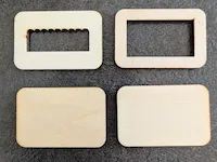 [Laser cut and engrave] Attaches de suspension pour tableaux et décorations murales