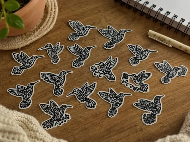 15 Hummingbird Wood Laser Cut Designs