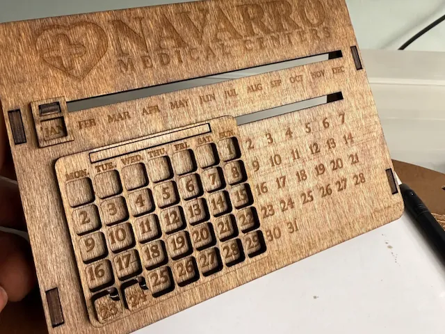 Navarro Medical Centers Perpetual Calendar
