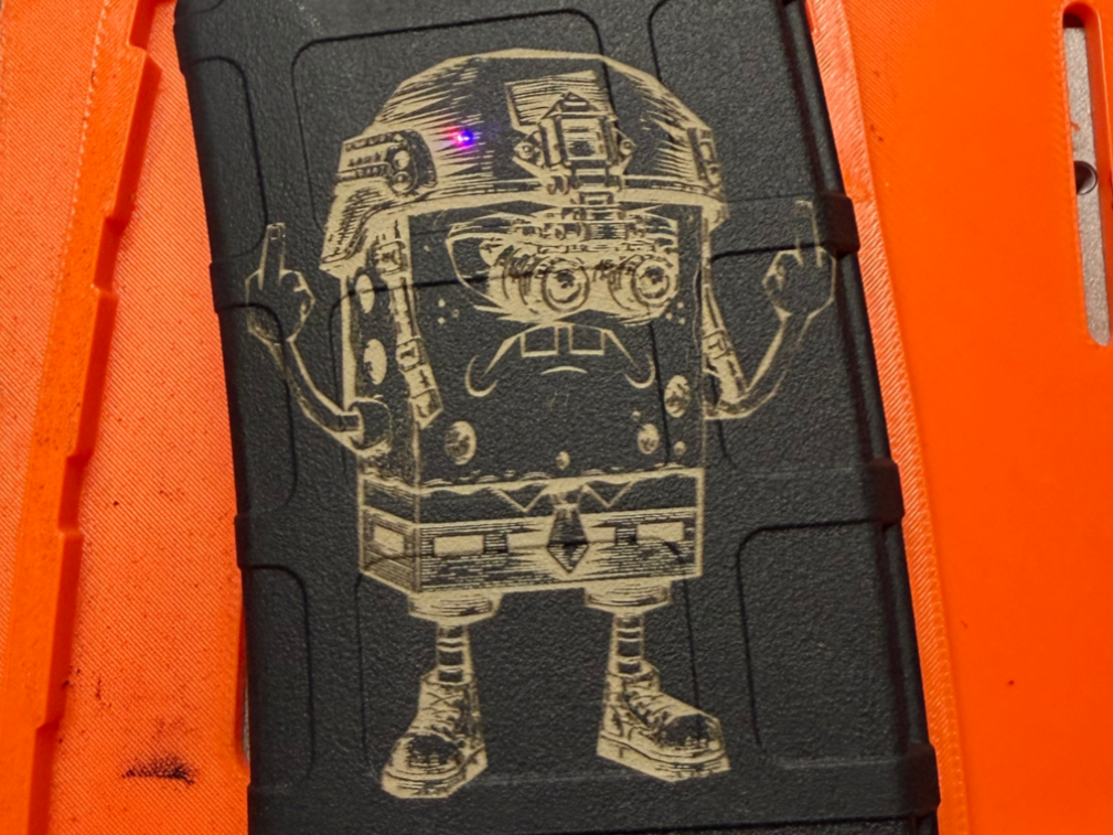 [Laser cut and engrave] Tactical SpongeBob SquarePants Magazine Cover