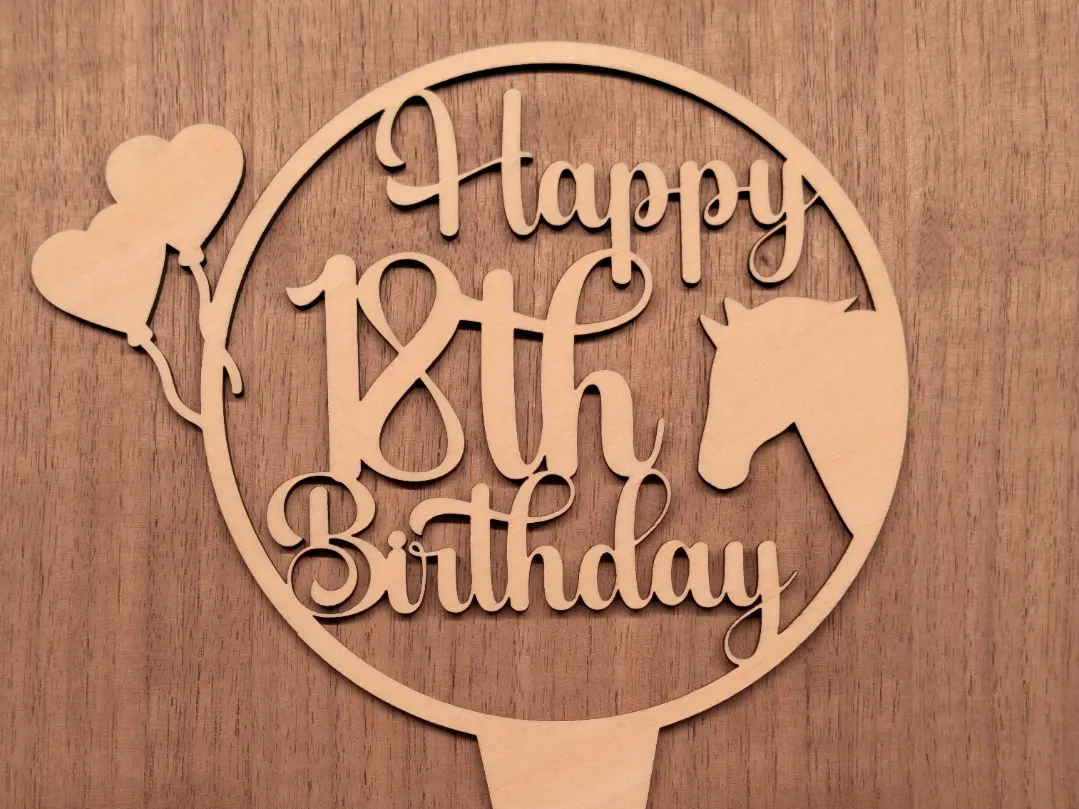 Kuchenstecker 18. Geburtstag