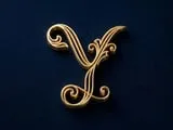 [Laser cut and engrave] Y Romantic Luxury Wedding Monogram – Elegant Bridal Initial for Laser Cut Signs, Cake Toppers, Invitations, Engraving & Cricut