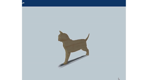 [Laser cut and engrave] 3D Layered Cat Sculpture Laser Cut File | Wooden Cat Decor Template (SVG, DXF)