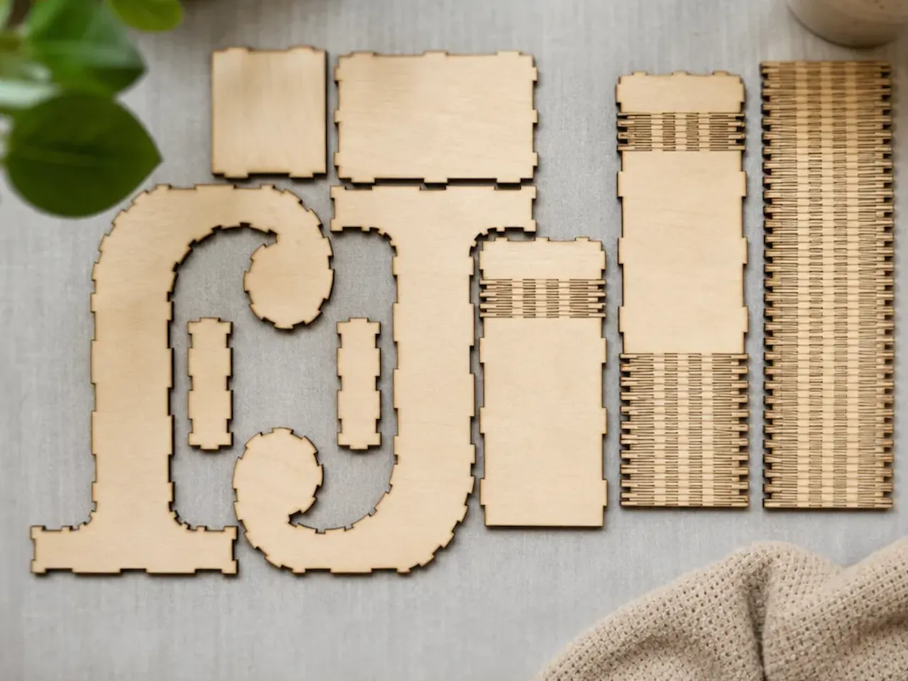 [Laser cut and engrave] Letra J