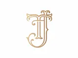 [Laser cut and engrave] TJ Elegant Wedding Monogram – Romantic Couple Initials with Flowing Calligraphic Detail for Laser Cut Signs, Cake Toppers & Engraving