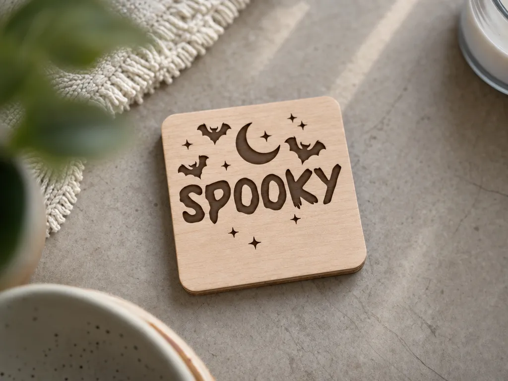 Halloween Bat Coaster