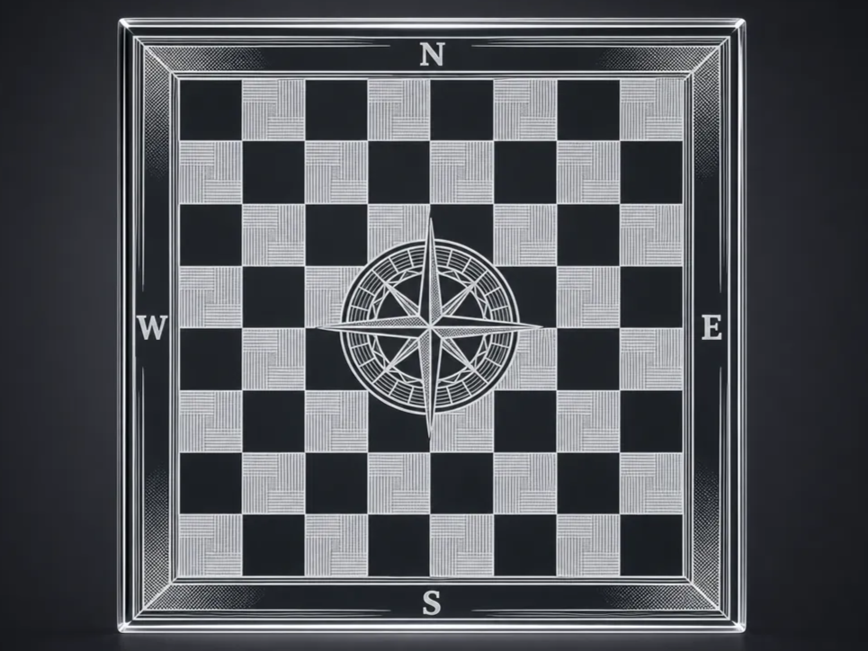 Compass Design Chessboard