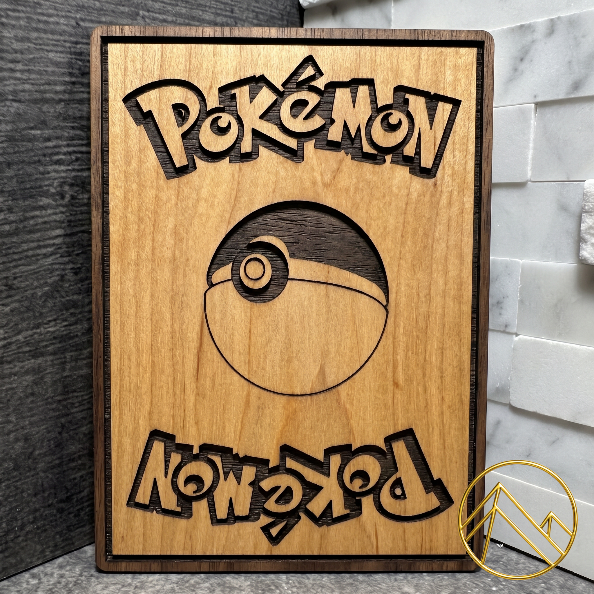 [Laser cut and engrave] Thicc Pikachu (Wood Card)