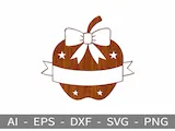 [Laser cut and engrave] Apple - Laser Cutting Design Bundle