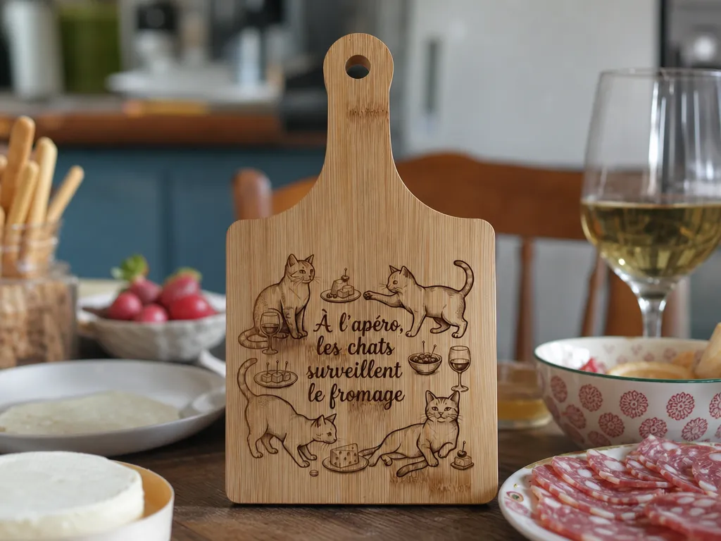Planche apéro " chat"