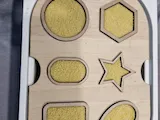 [Laser cut and engrave] Puzzle éducatif en bois avec formes géométriques pour enfants