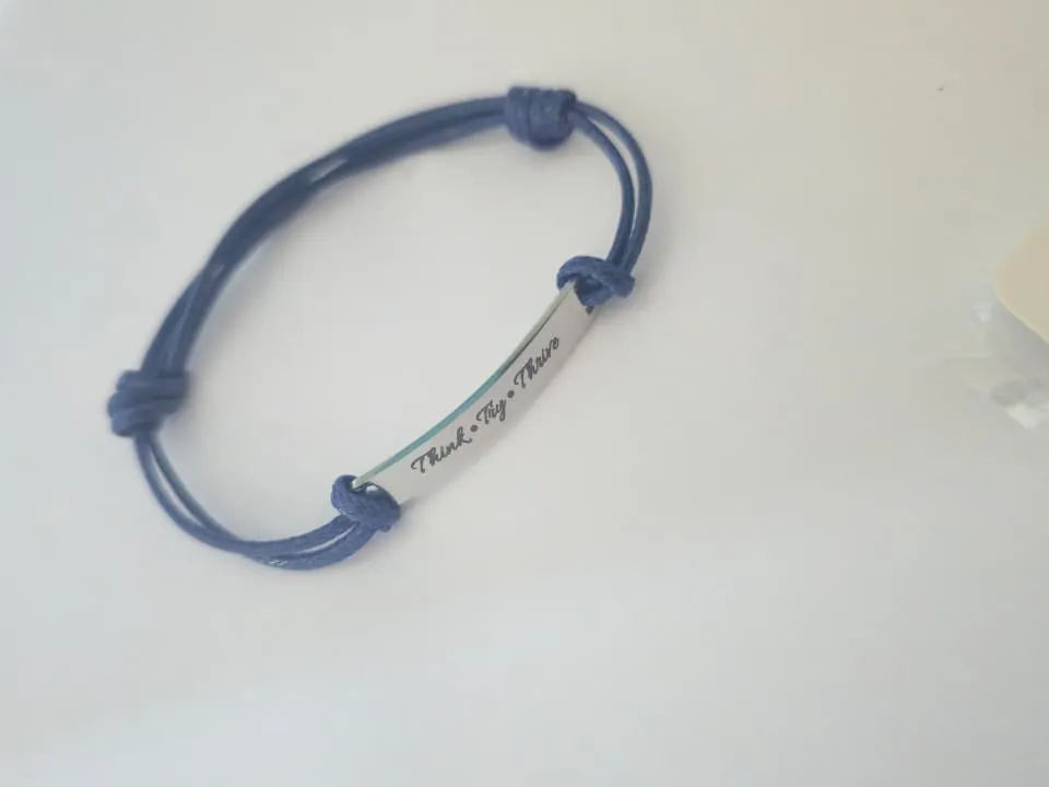 Bracelet Blue Cord