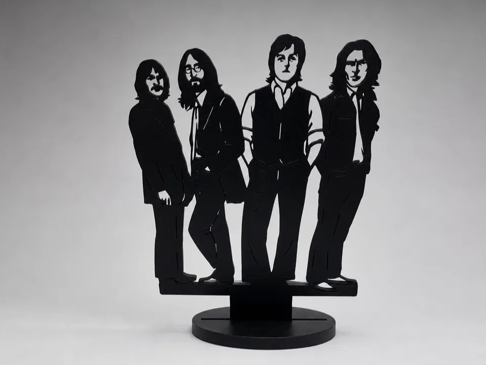 The Beatles Silhouette Tabletop Display