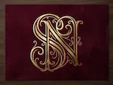 [Laser cut and engrave] SN Elegant Interwoven Monogram Logo