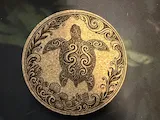 [Laser cut and engrave] Untersetzer Meeresschildkröte / Coaster Seaturtle