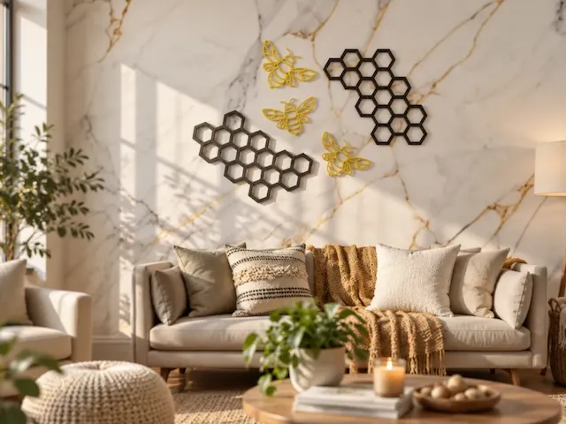 busy bees wall art