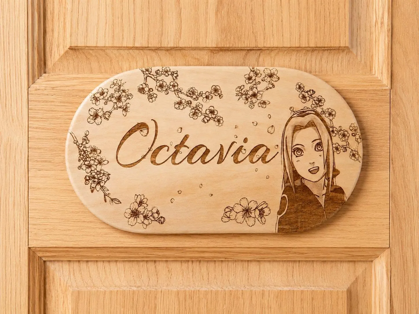 Plaque de chambre - Sakura