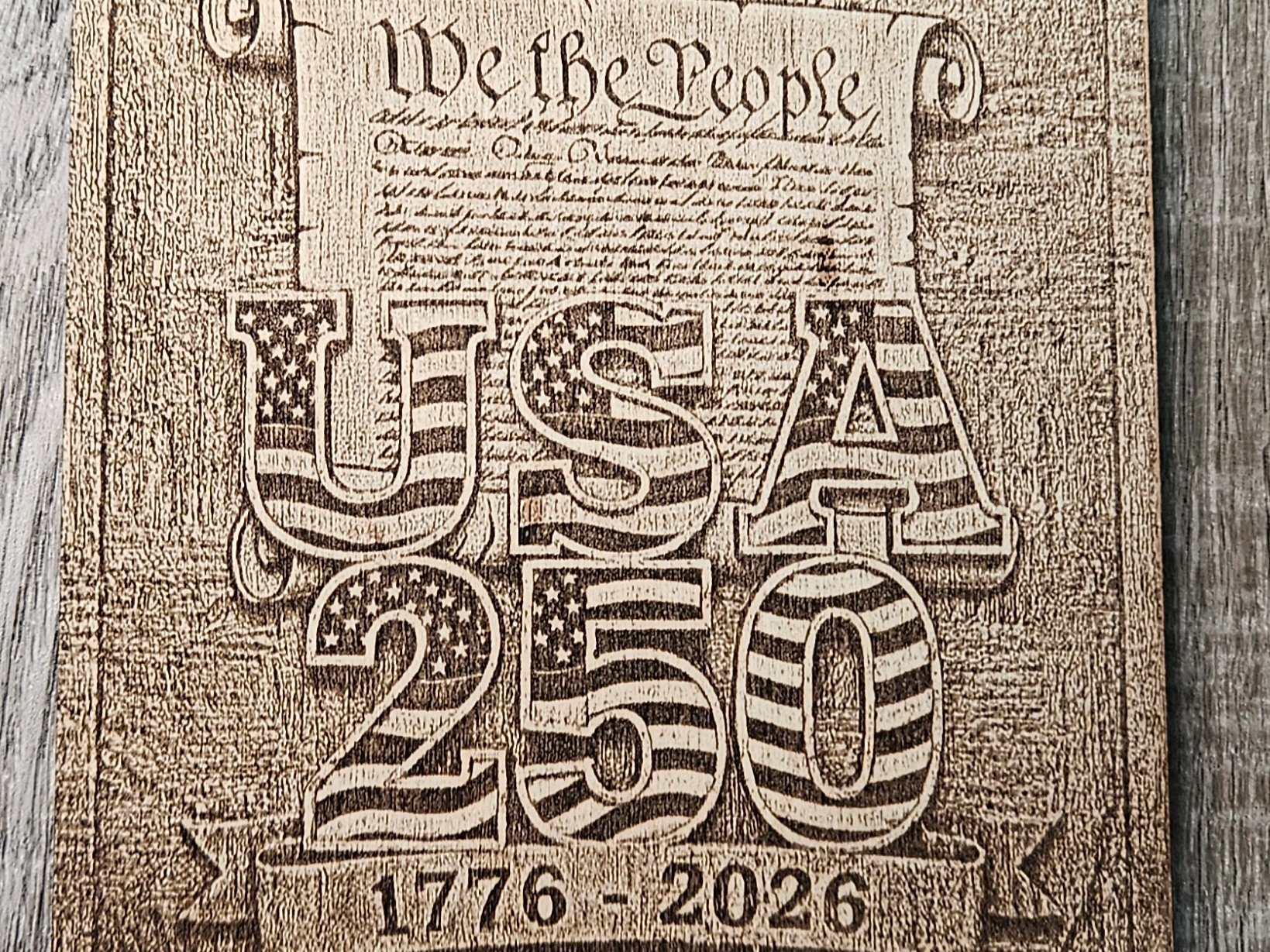 USA 250 We The People Coaster