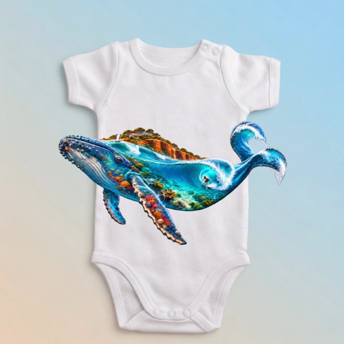[DTF Printing,Heat Press,Inkjet printing] Surf Whale