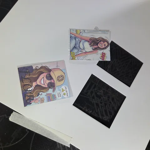 glossy printed acrylic sheet