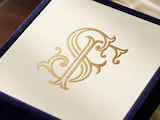 [Laser cut and engrave] SF Signature Couple Monogram – Artistic S & F Interlocking Initials for Wedding Décor, Personalized Gifts, Engraving & Laser Cutting