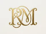 [Laser cut and engrave] RM Elegant Signature Monogram – Sophisticated R & M Initial Emblem for Luxury Weddings, Invitations, Engraving & Laser Cut Décor